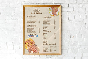 Board Wall Pricelist 24x36 In