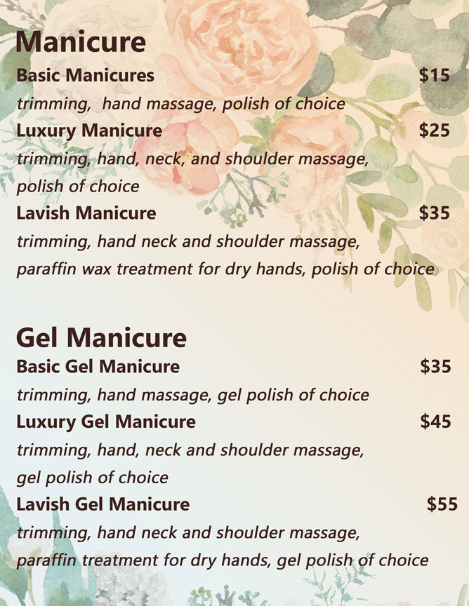 4 Page Menu 8.5x11 - 24