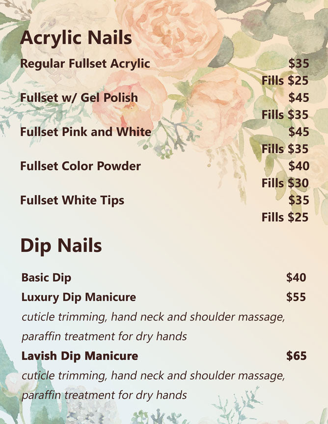 4 Page Menu 8.5x11 - 24