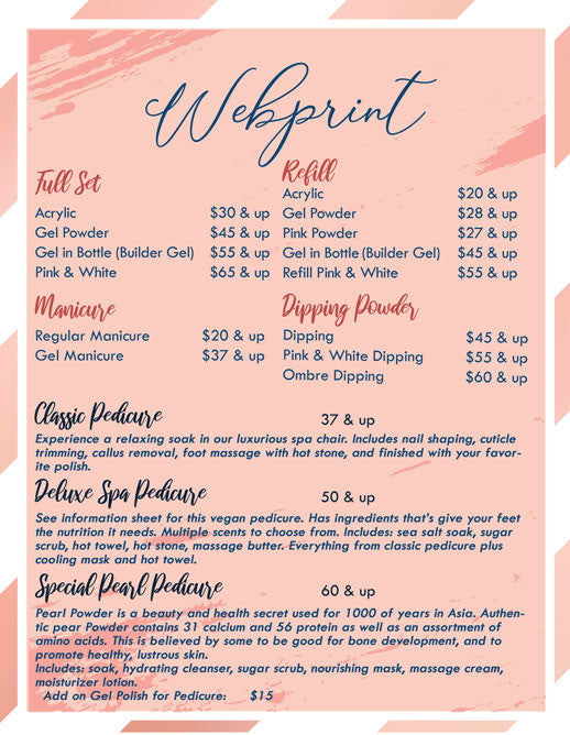 2 Page Menu 8.5x11 - 15