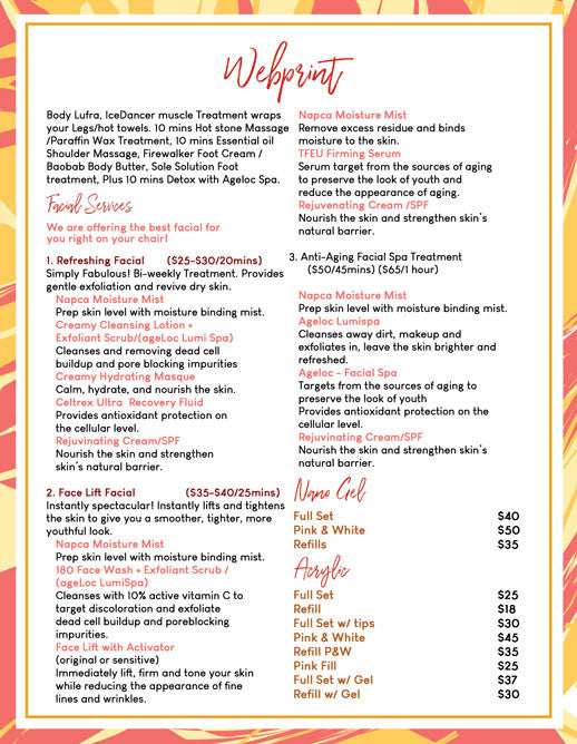 2 Page Menu 8.5x11 - 17