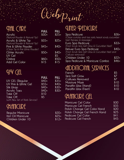 2 Page Menu 8.5x11 - 19