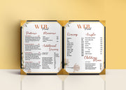 2 Page Menu 8.5x11 - 24