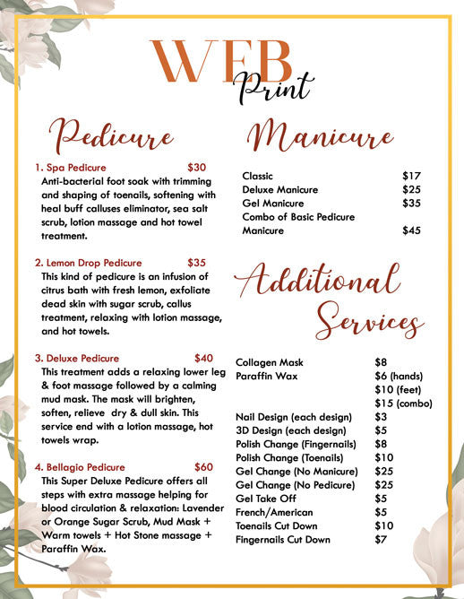 2 Page Menu 8.5x11 - 24