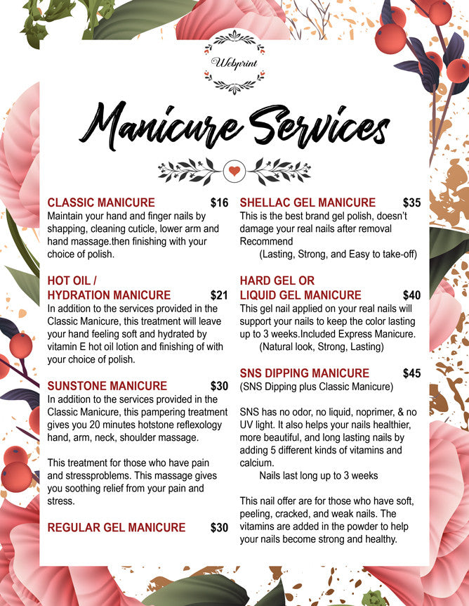 4 Page Menu 8.5x11 - 10