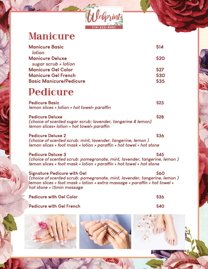 4 Page Menu 8.5x11 - 09