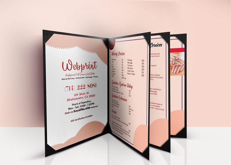 4 Page Menu 8.5x11 - 14