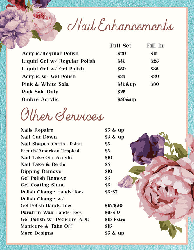 4 Page Menu 8.5x11 - 26