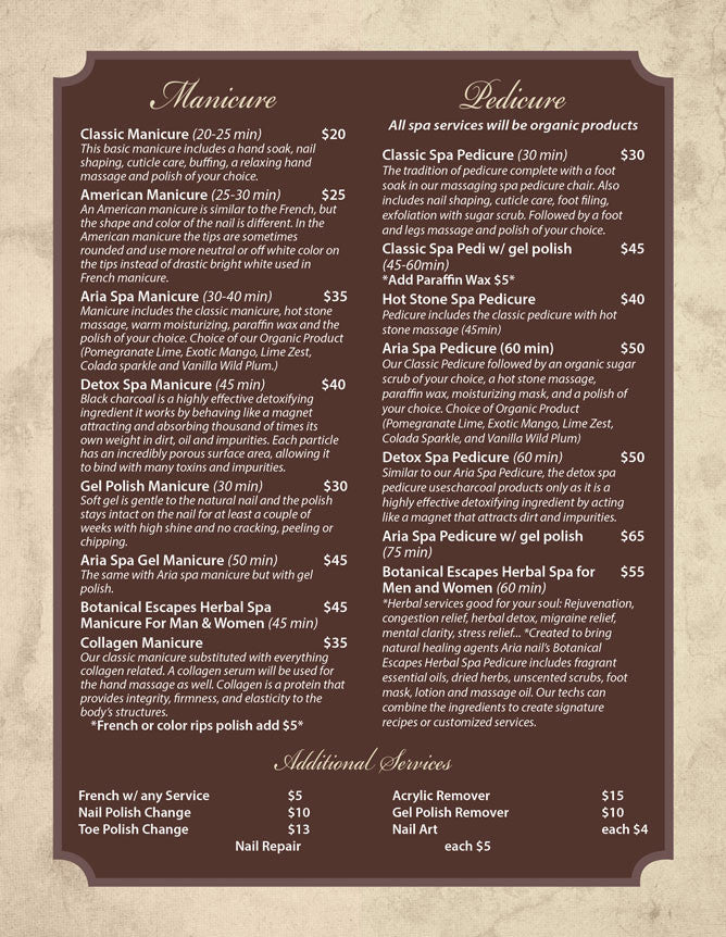 4 Page Menu 8.5x11 - 29