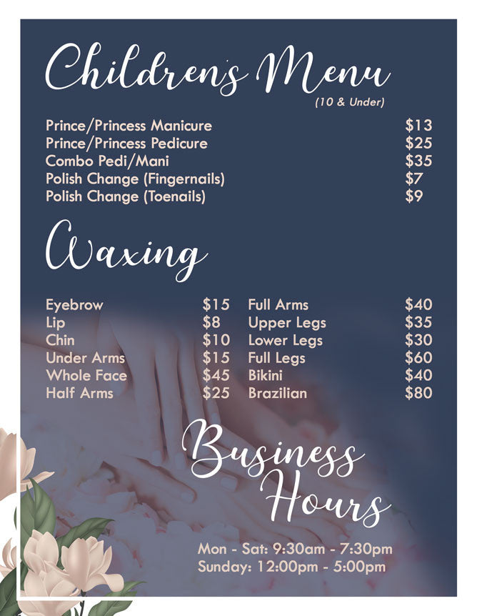 4 Page Menu 8.5x11 - 23