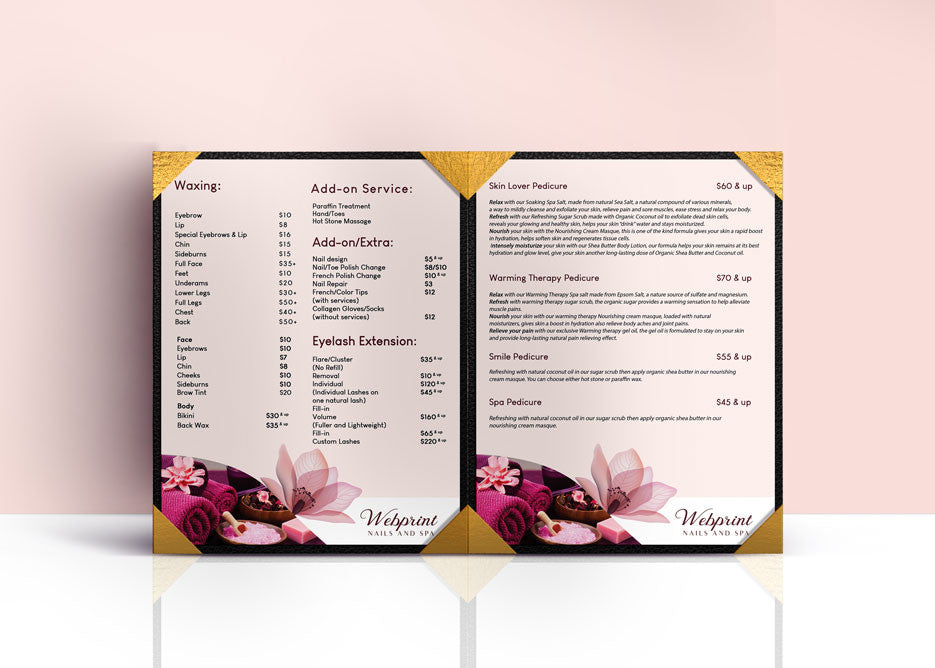 2 Page Menu 8.5x11 - 26