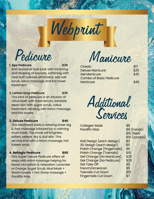 2 Page Menu 8.5x11 - 32