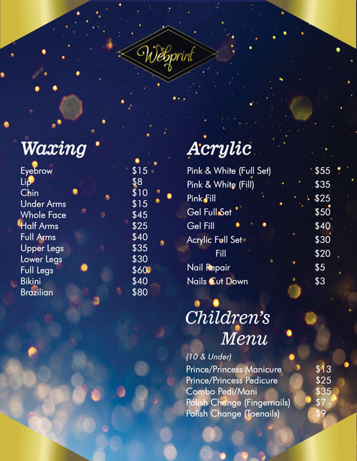 2 Page Menu 8.5x11 - 34