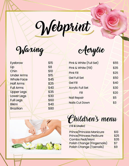 2 Page Menu 8.5x11 - 37