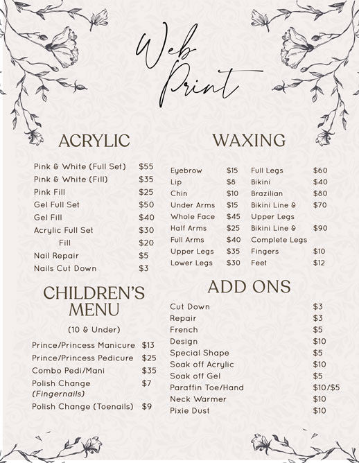 2 Page Menu 8.5x11 - 43