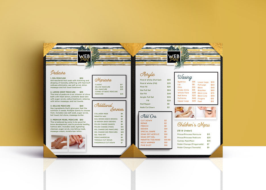 2 Page Menu 8.5x11 - 48