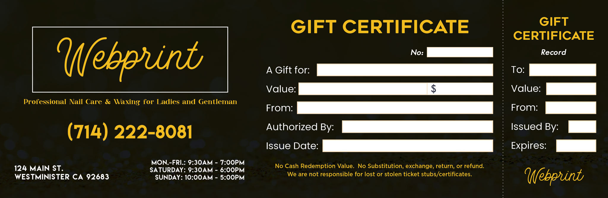 Gift Certificate - 06