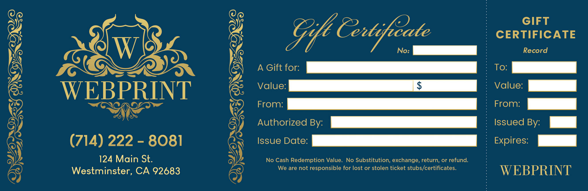 Gift Certificate - 09