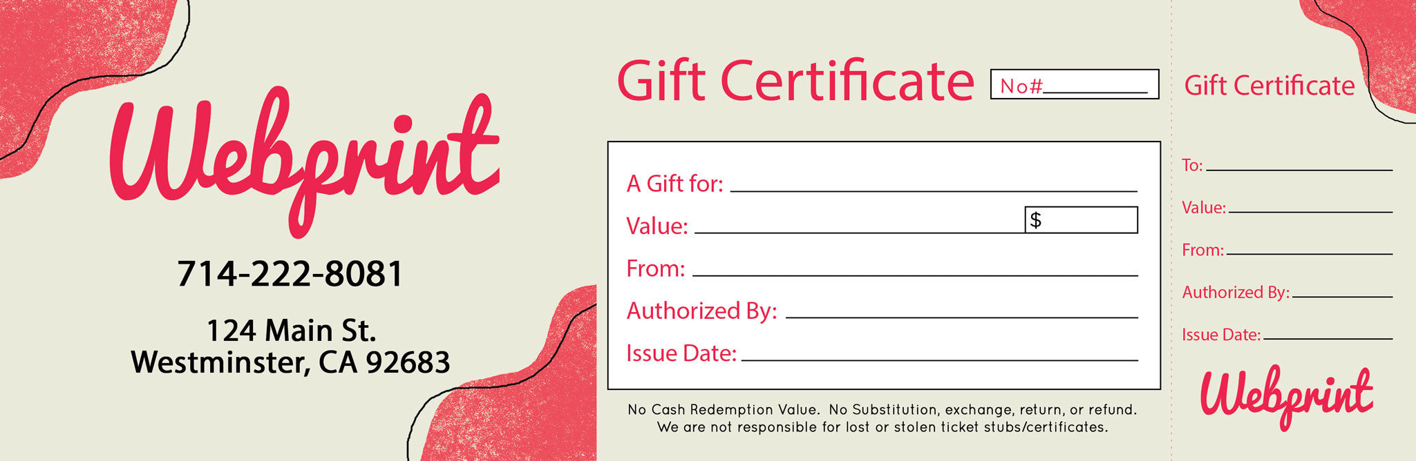 Gift Certificate - 13