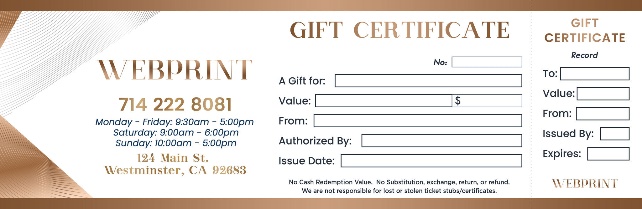 Gift Certificate - 21