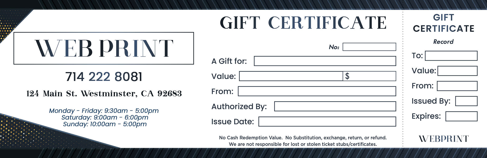 Gift Certificate - 22