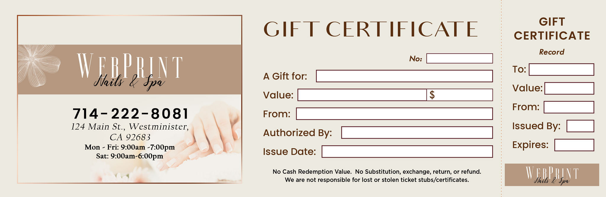 Gift Certificate - 27