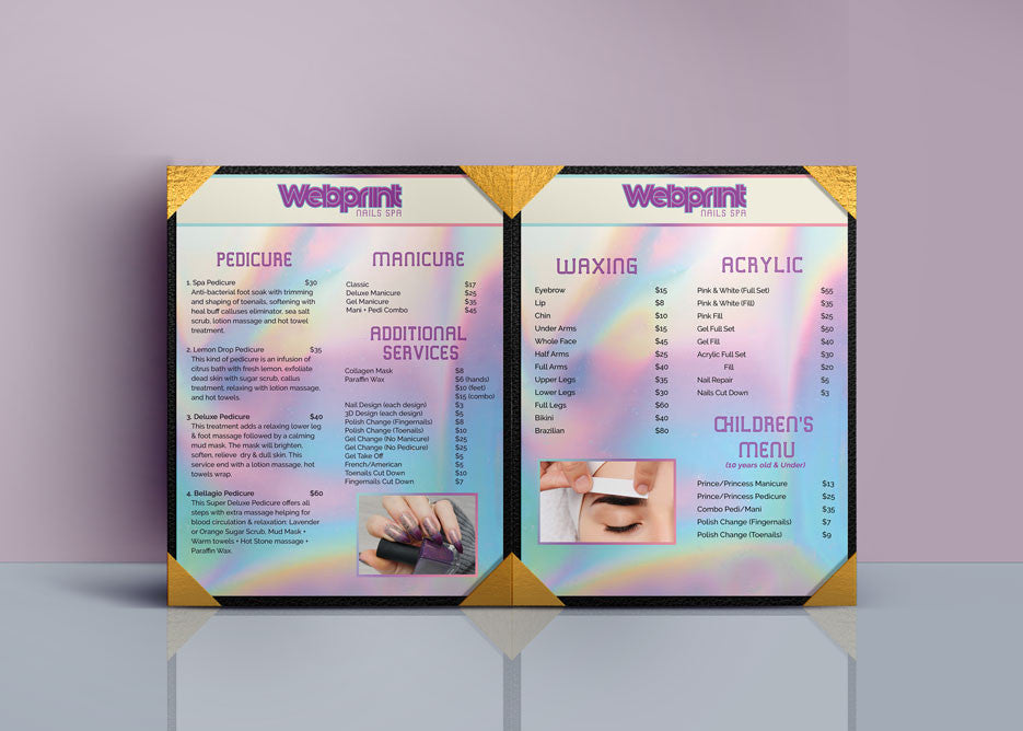 2 Page Menu 8.5x11 - 54