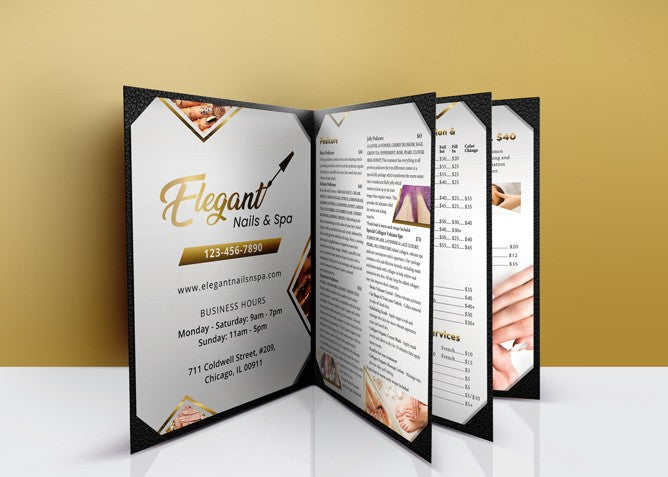 4 Page Menu 8.5x11 - 40