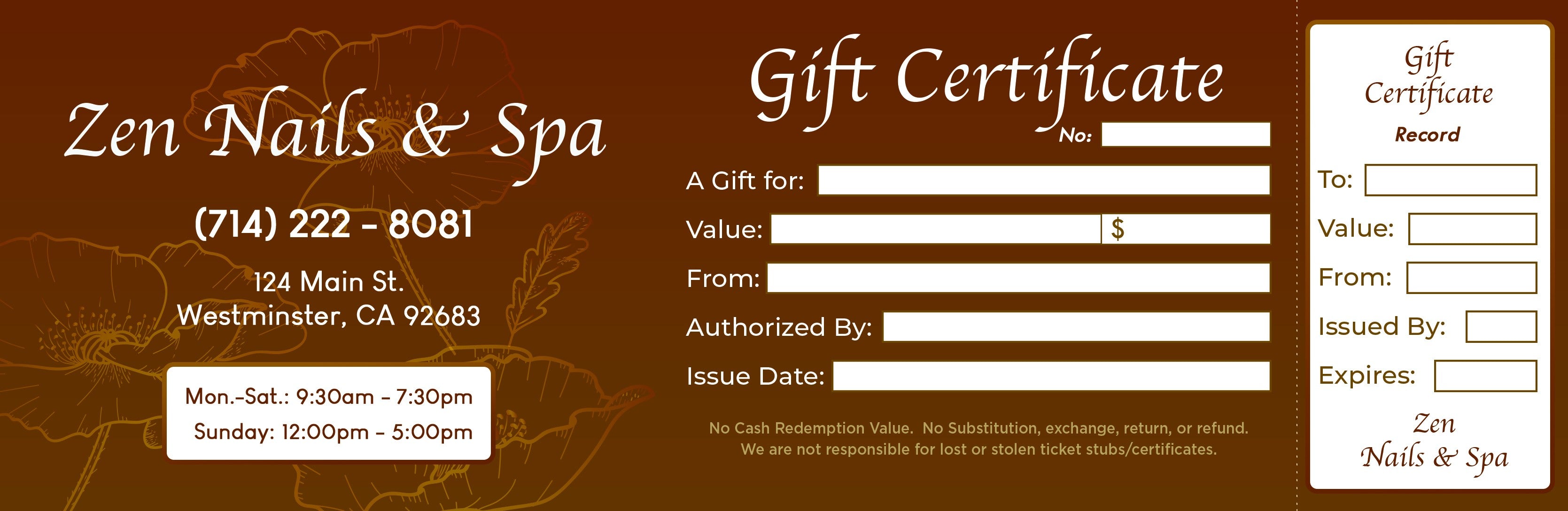 Gift Certificate - 33