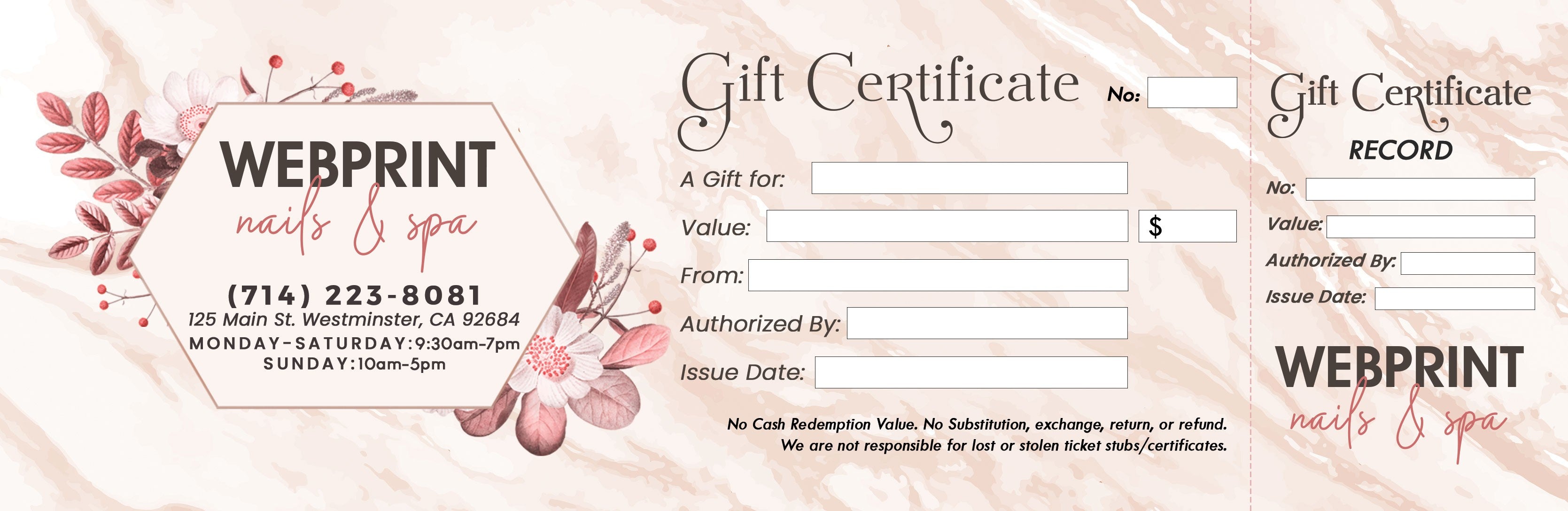 Gift Certificate - 38