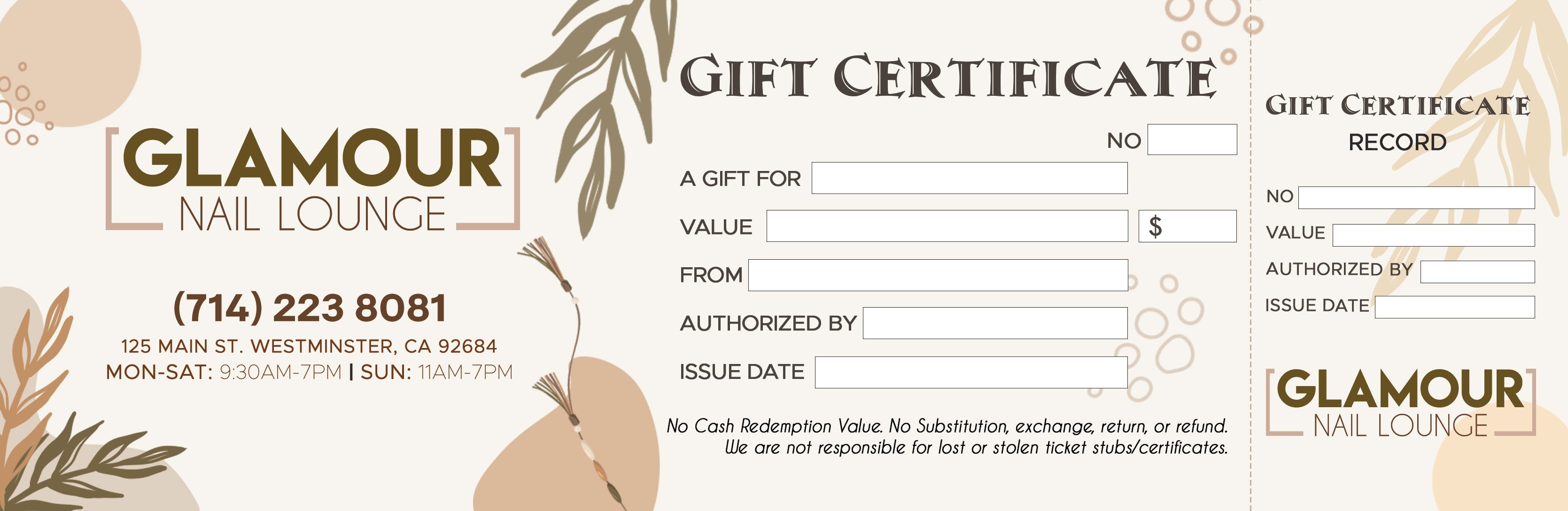 Gift Certificate - 39