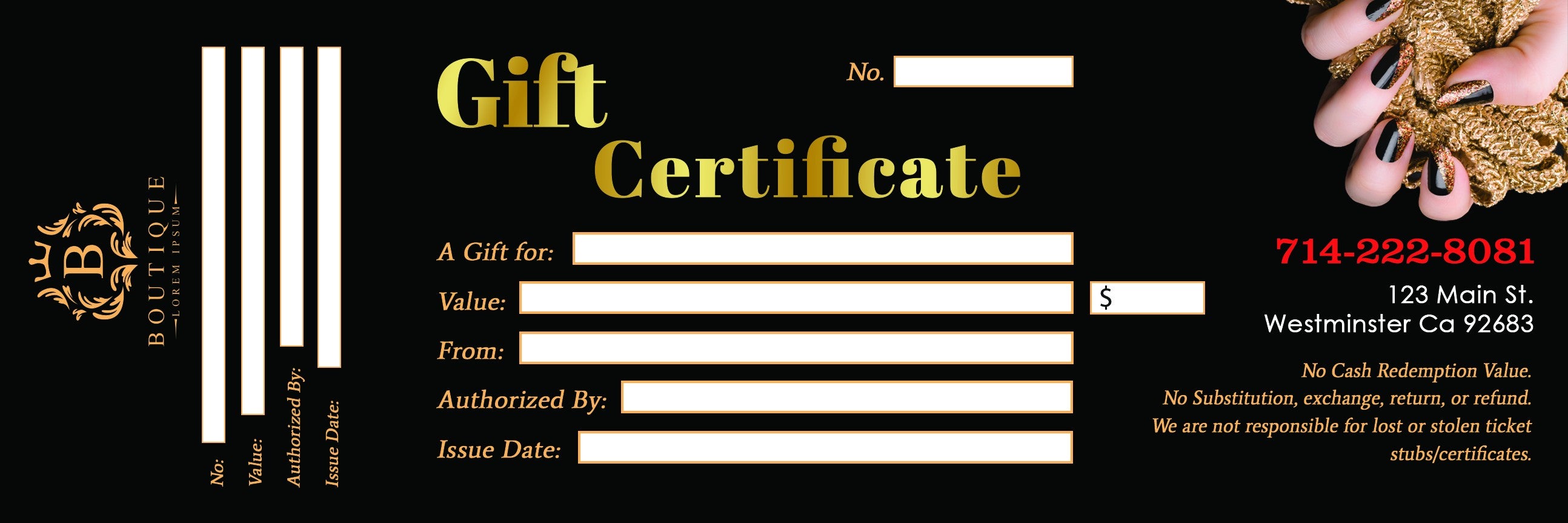 Gift Certificate - 45