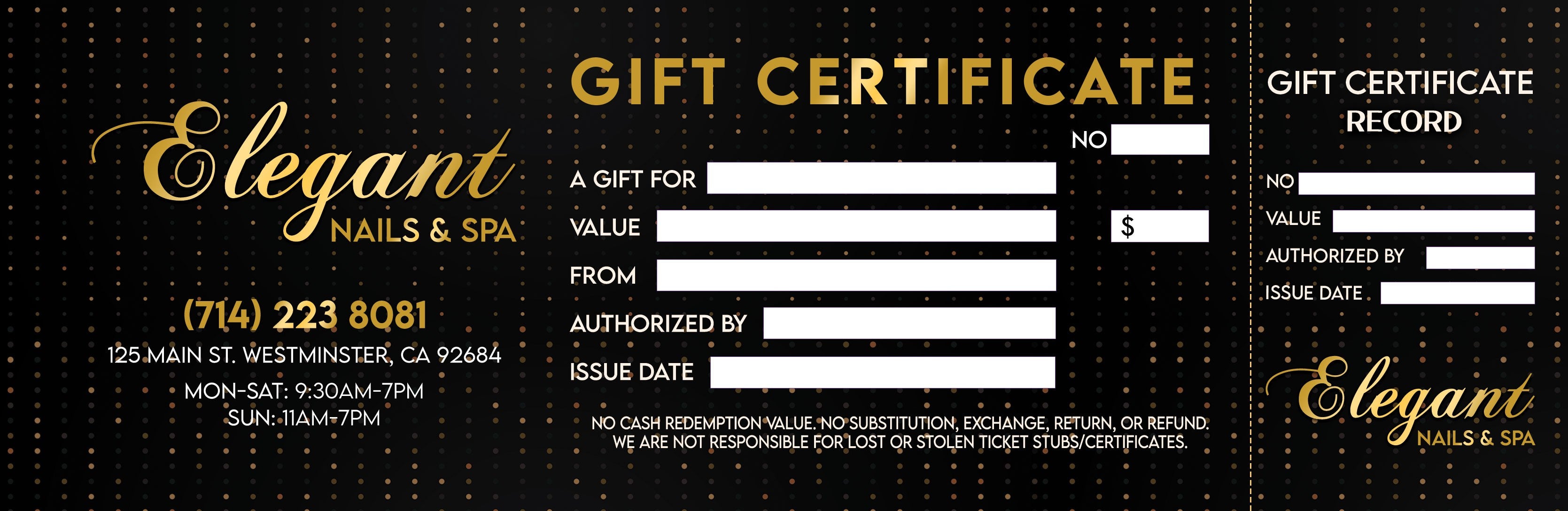 Gift Certificate - 51