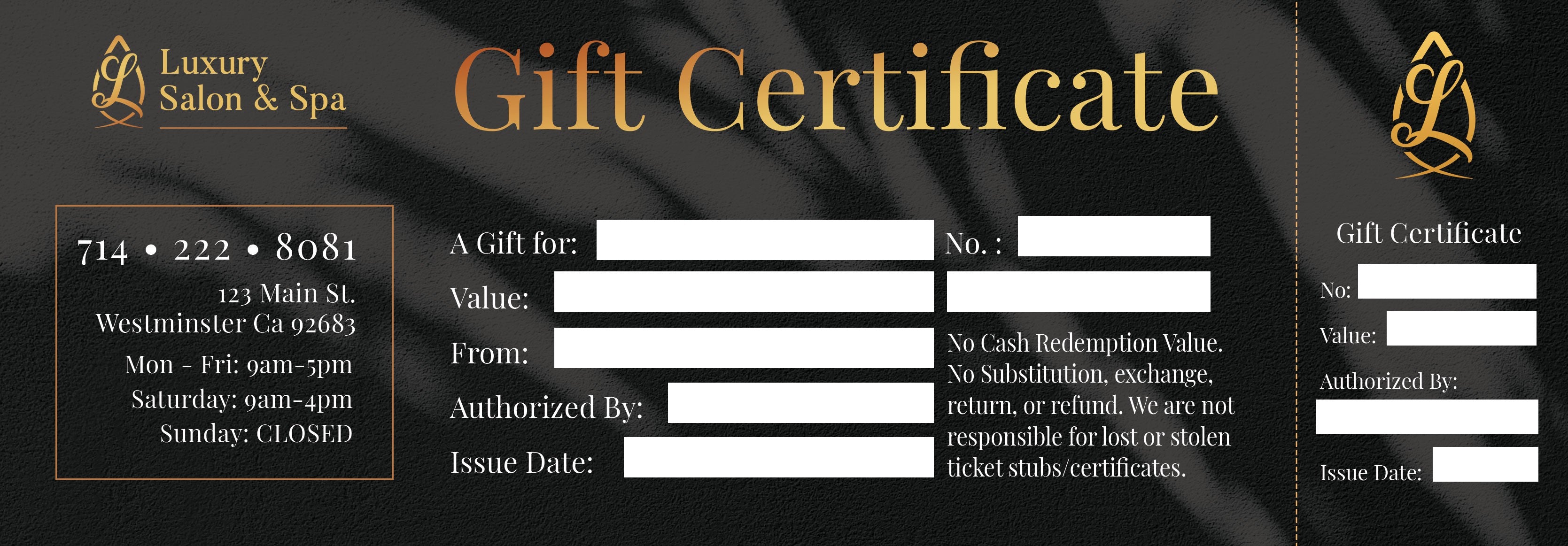 Gift Certificate - 53