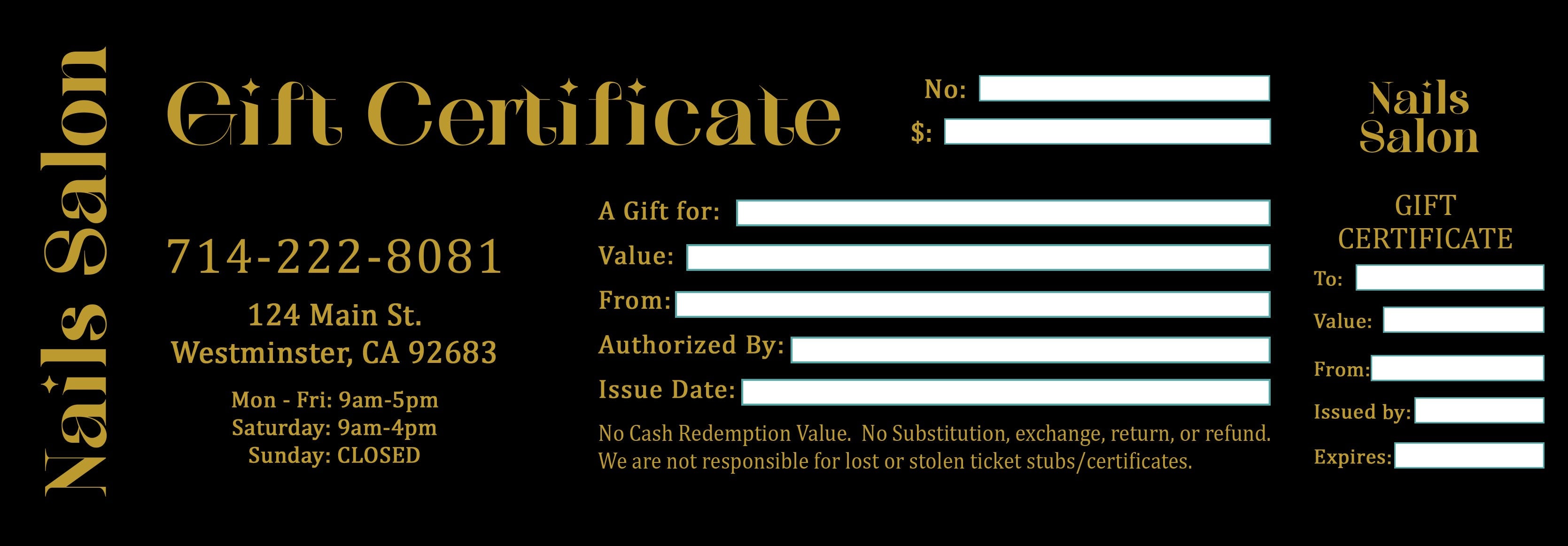 Gift Certificate - 57