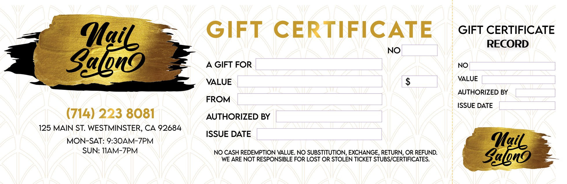 Gift Certificate - 60