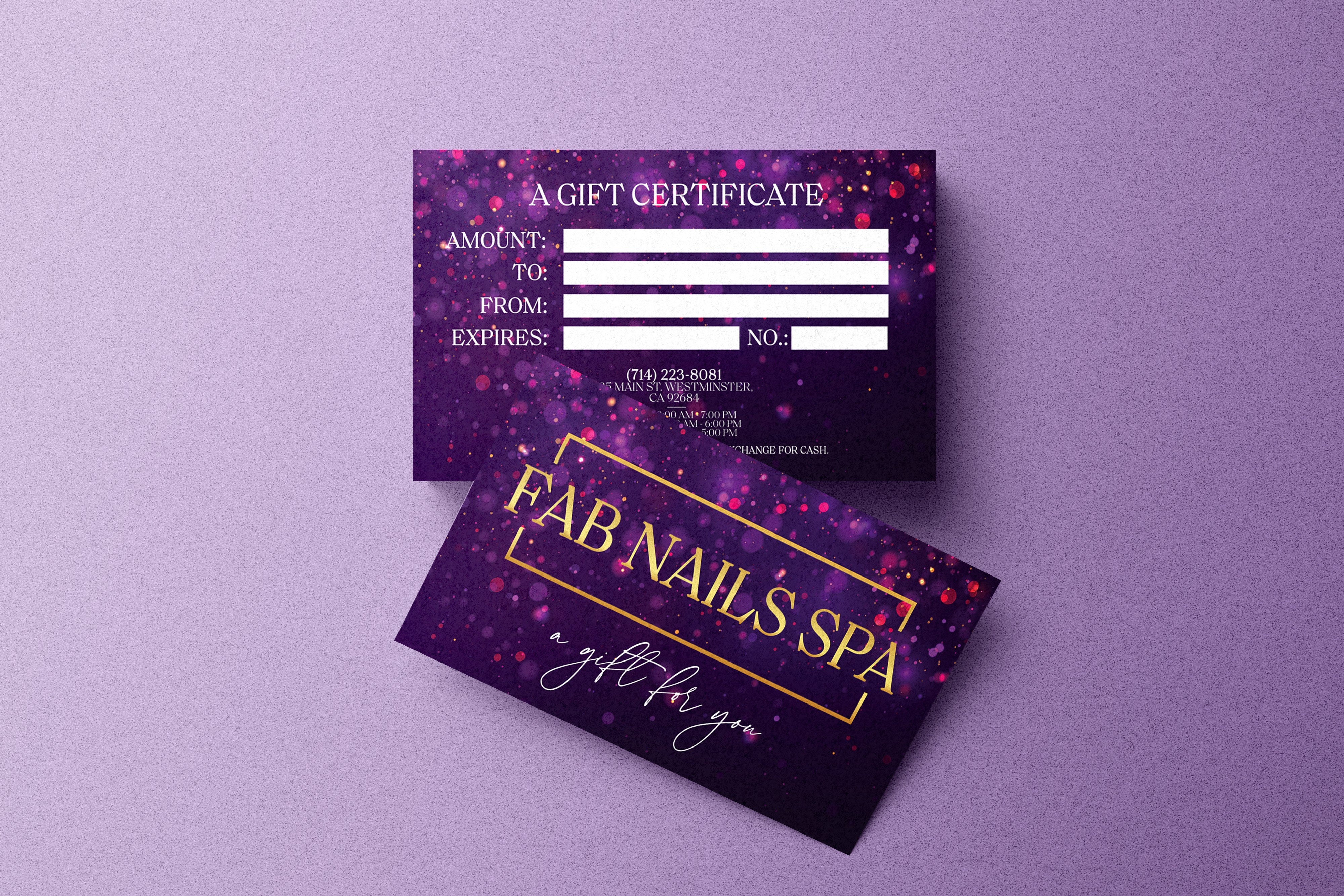 Gift Card Certificate - 05