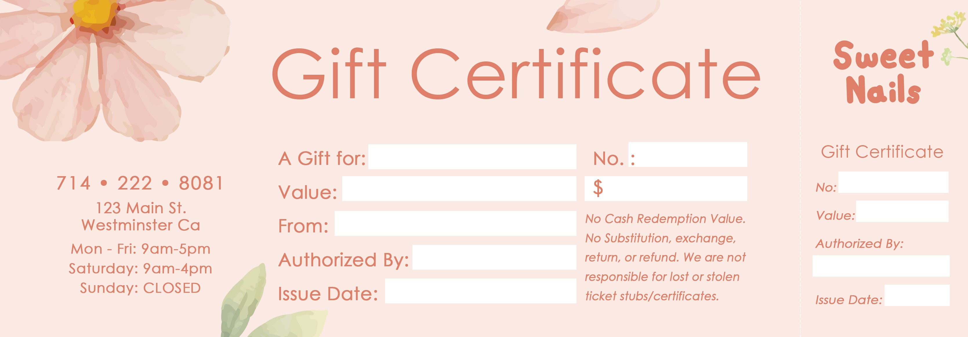 Gift Certificate - 69