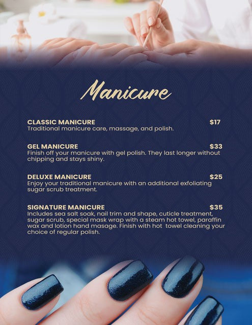 4 Page Menu 8.5x11 - 91