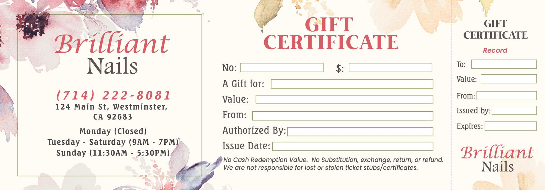 Gift Certificate - 71