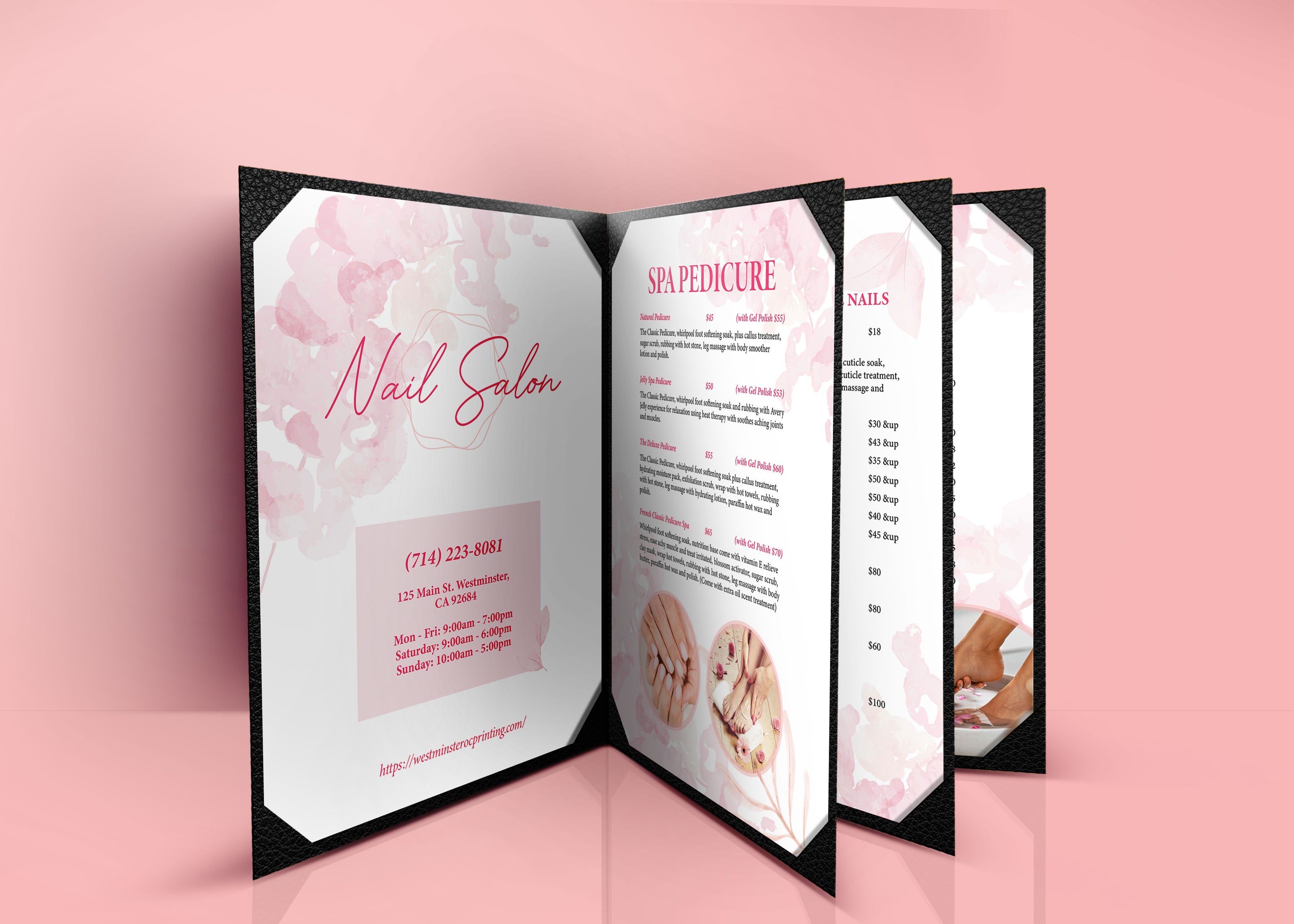 4 Page Menu 8.5x11 - 101