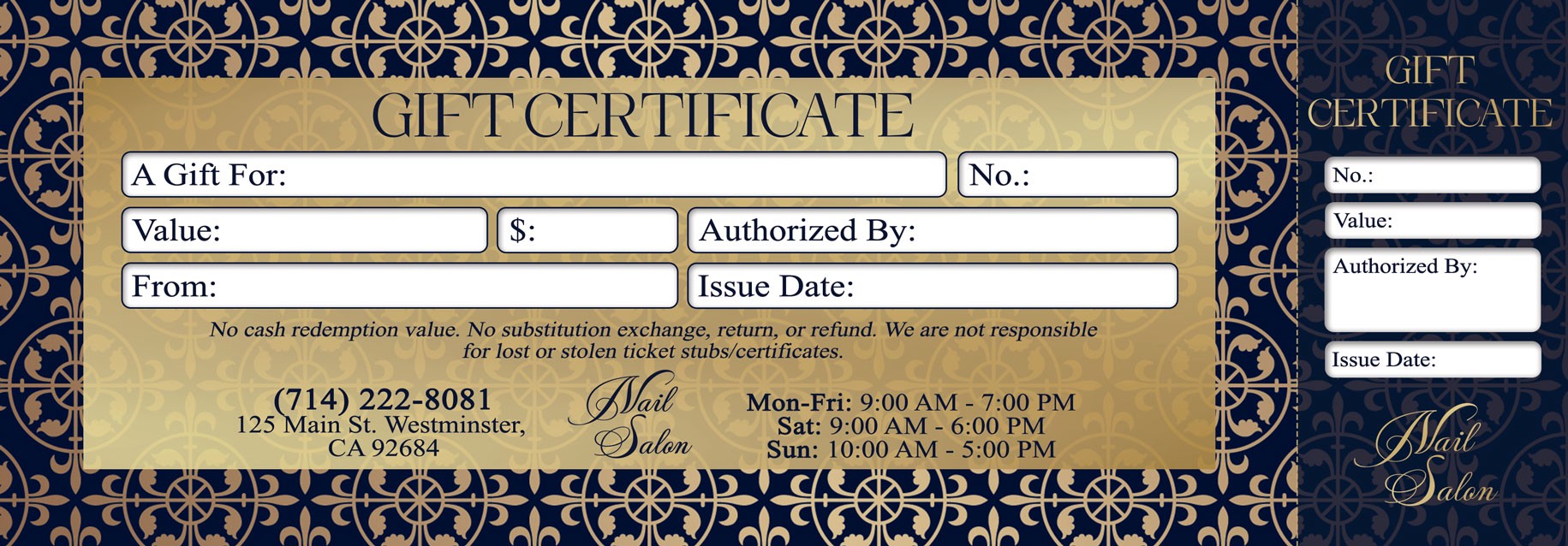 Gift Certificate - 83