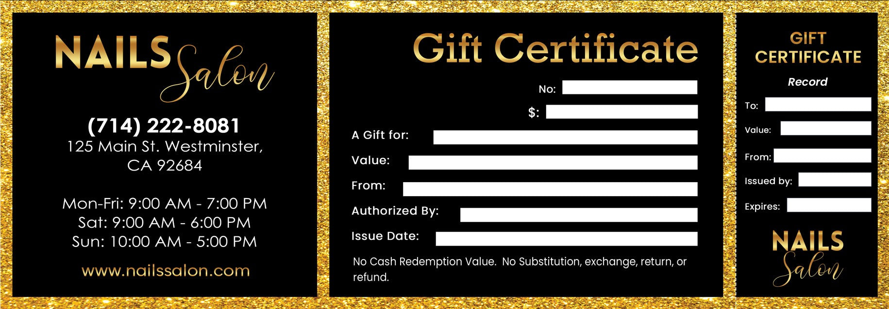 Gift Certificate - 85