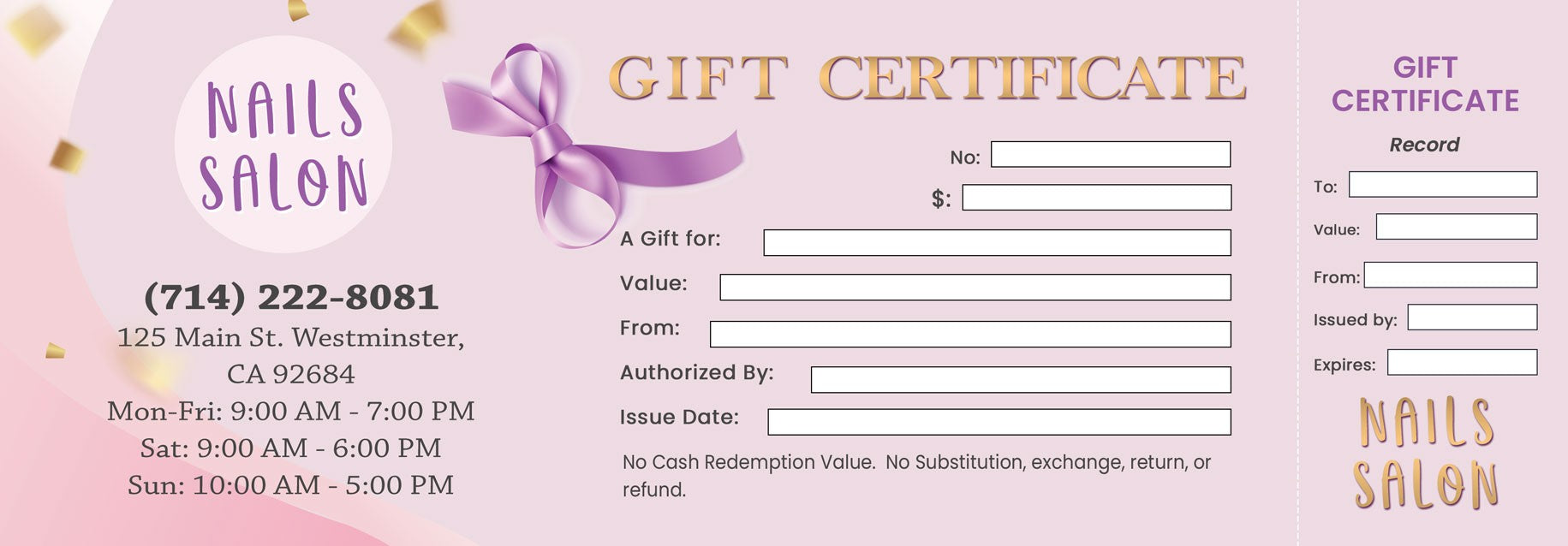 Gift Certificate - 93