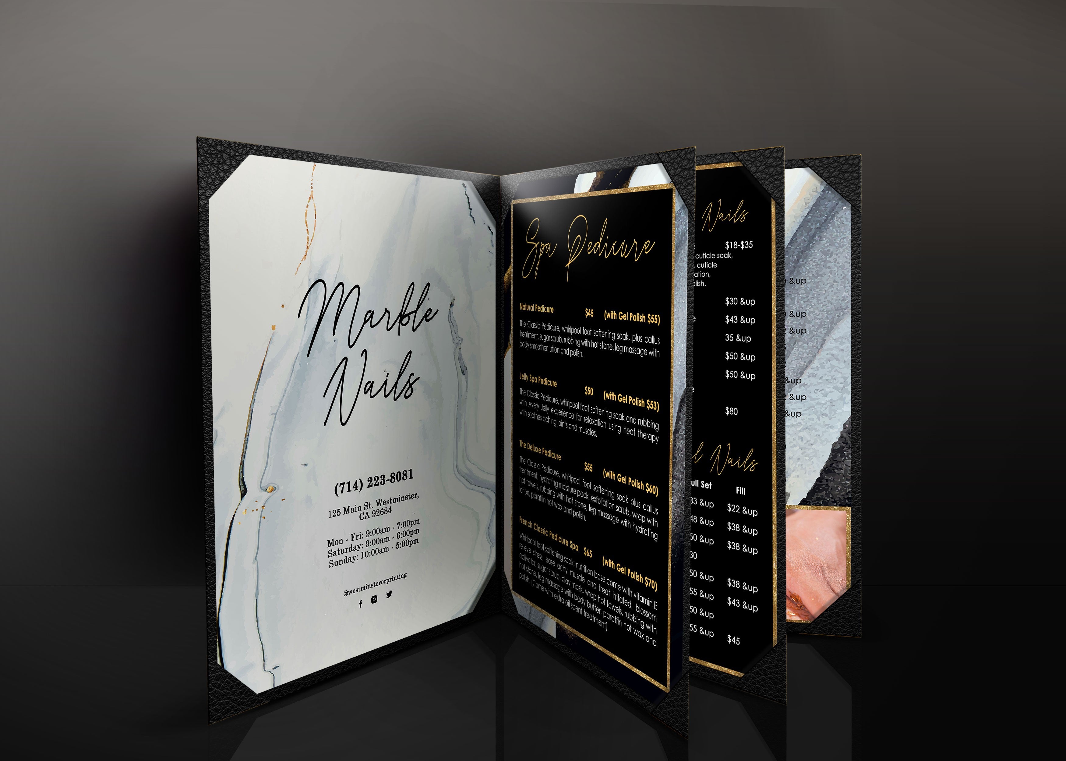 4 Page Menu 8.5x11 - 116