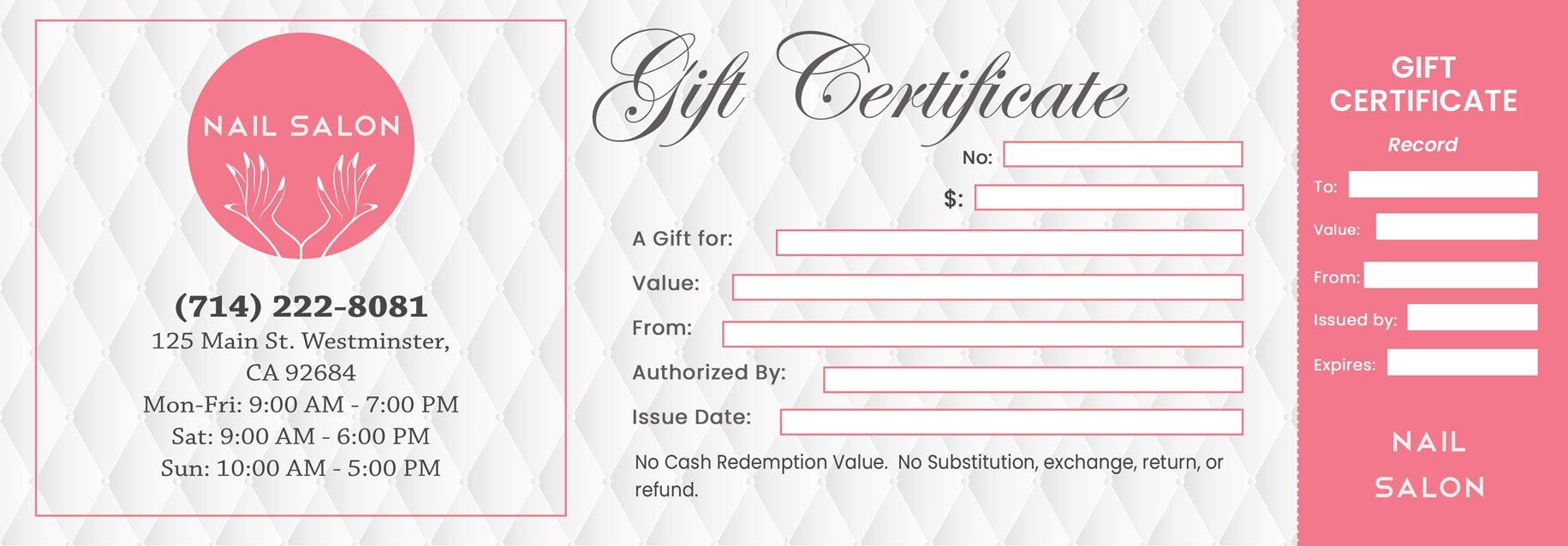 Gift Certificate - 99