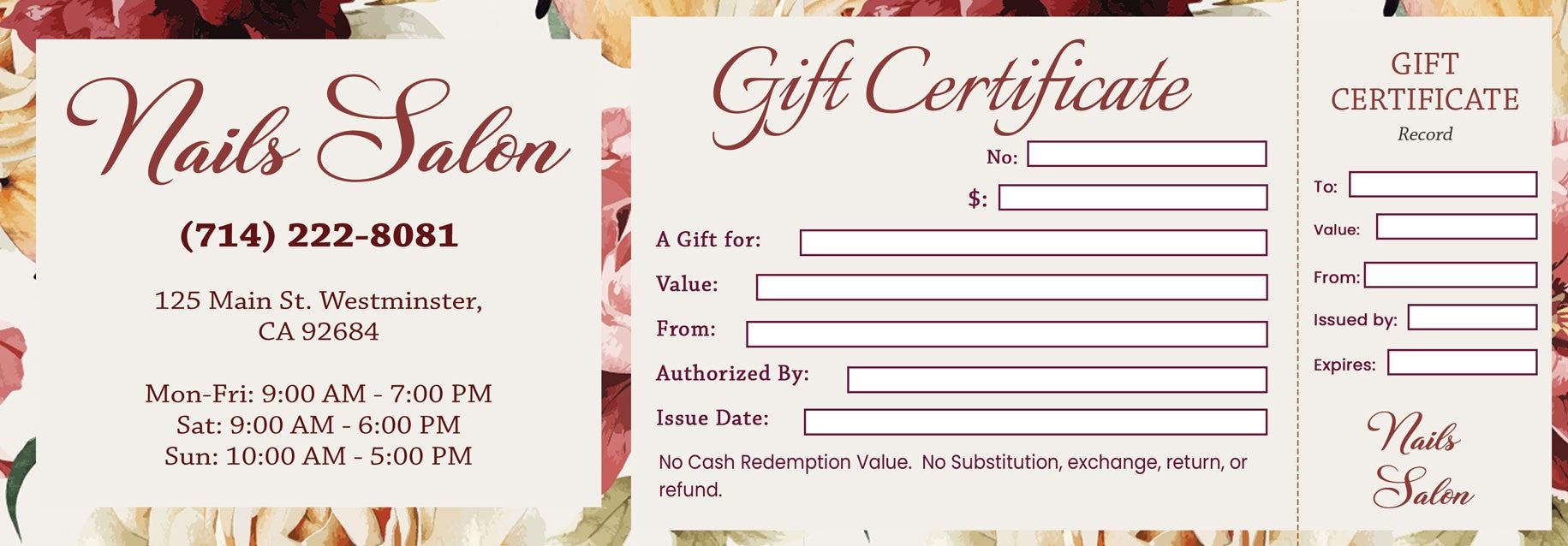 Gift Certificate - 108