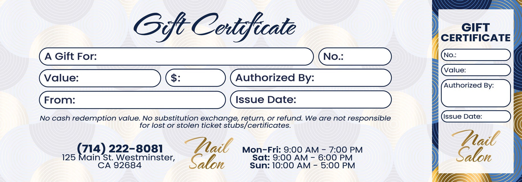 Gift Certificate - 118