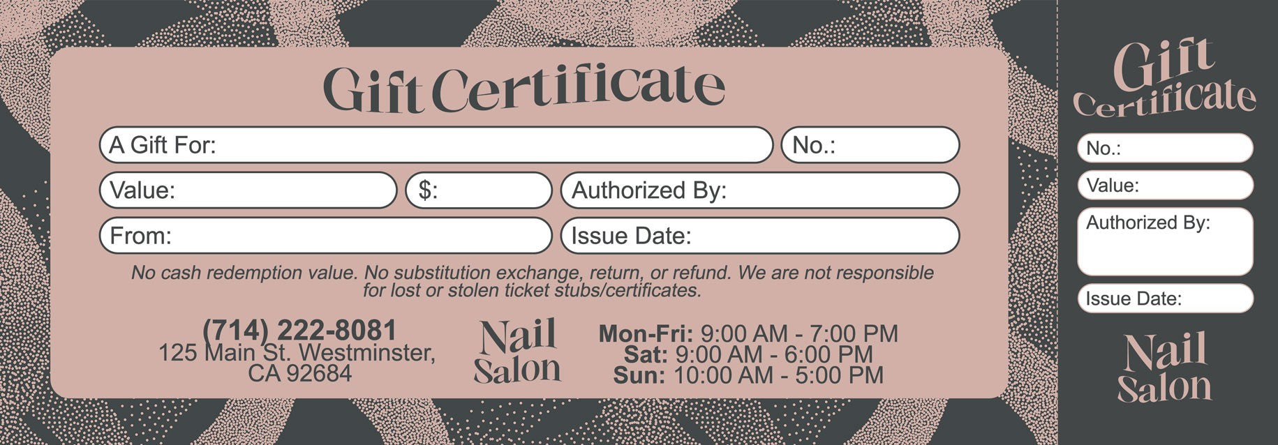 Gift Certificate - 121