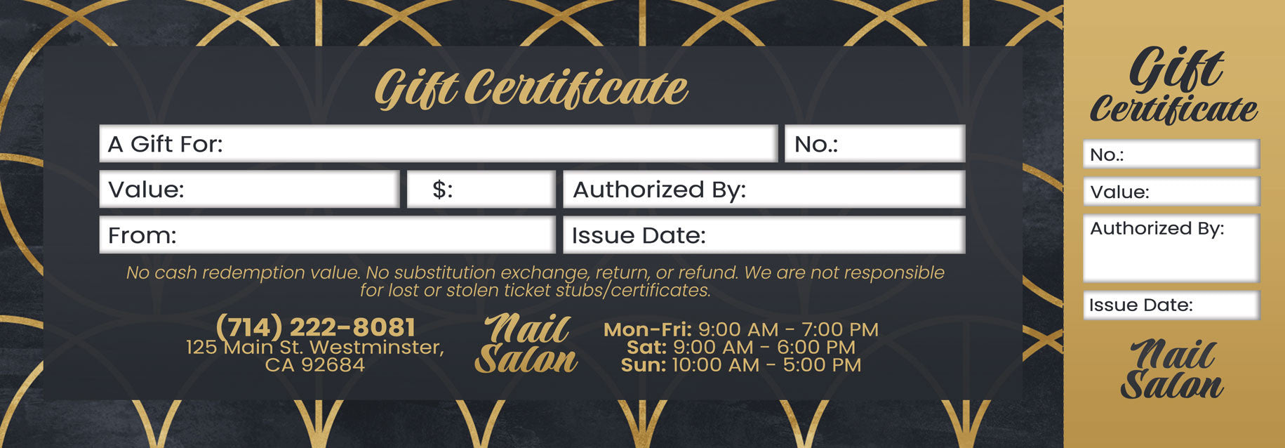 Gift Certificate - 130